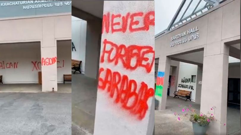 Armenian school vandalized in San Francisco by Azerbaijanis
