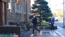 Artur Vanetsyan arrives at National Security Service for questioning