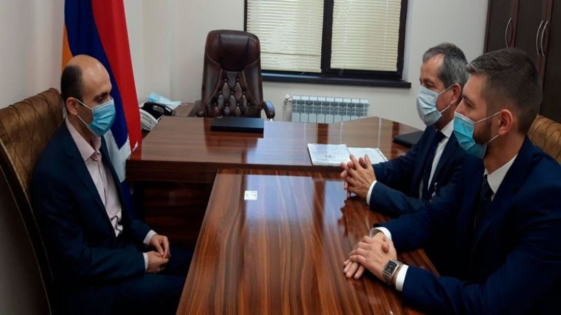 Artsakh Ombudsman receives the newly appointed head of ICRC Stepanakert Office