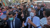 'Revolution': Angry crowds in Beirut urge Macron to help bring change