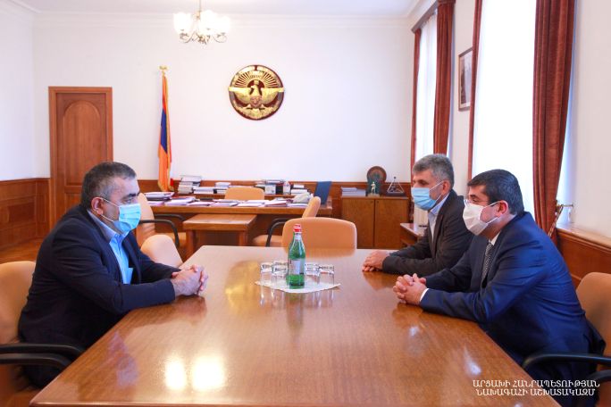 Հանդիպել են Արցախի նախագահն ու ՀՅԴ Բյուրոյի նախագահը