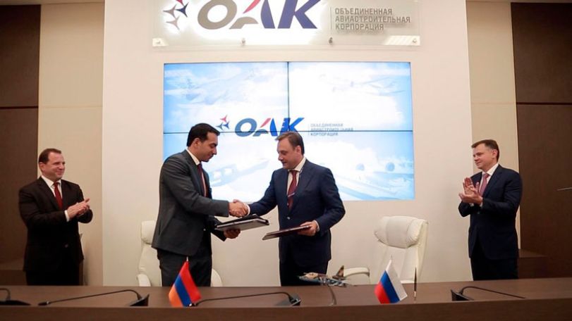 ՀՀ-ն և ՌԴ-ն ստորագրել են Սու-25-ի արդիականացման և վերանորոգման պայմանագիր