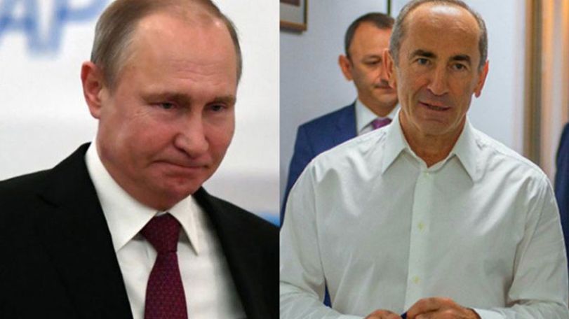 Putin congratulates Kocharyan on his birthday, wishes strong spirit