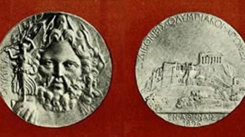 Rare medal from first modern Olympic Games in 1896 sold at auction