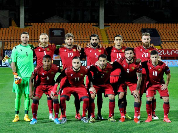 Armenian national team comes 101st in FIFA World rankings