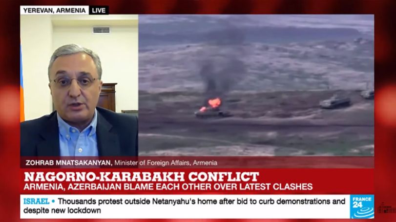 Most disturbing thing is Turkey’s destabilizing force in Karabakh conflict, Armenian FM tells France 24