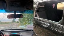 Car transporting AFP reporters targeted by Azerbaijani forces