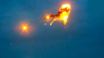 Армянская сторона сбила очередной азербайджанский беспилотник – видеозапись