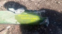 Turkish projectile in Armenian village