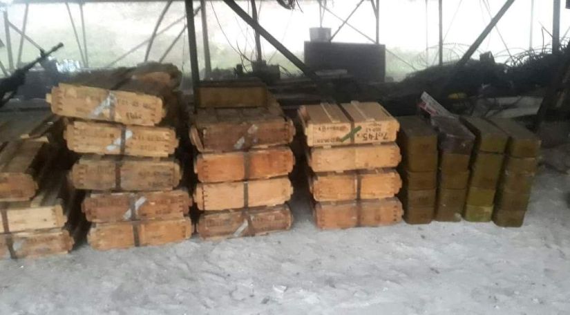 Ադրբեջանից առգրավված զենք-զինամթերքի մի փոքր մասը
