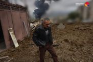 Artsakh’s Stepanakert amid fresh Azerbaijani attack