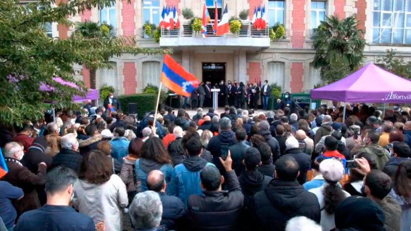 Ֆրանսուա Օլանդը՝ «Հանուն Արցախում խաղաղության հավաքին»․ Այս պատերազմը սանձազերծել է Ադրբեջանը՝ Թուրքիայի աջակցությամբ