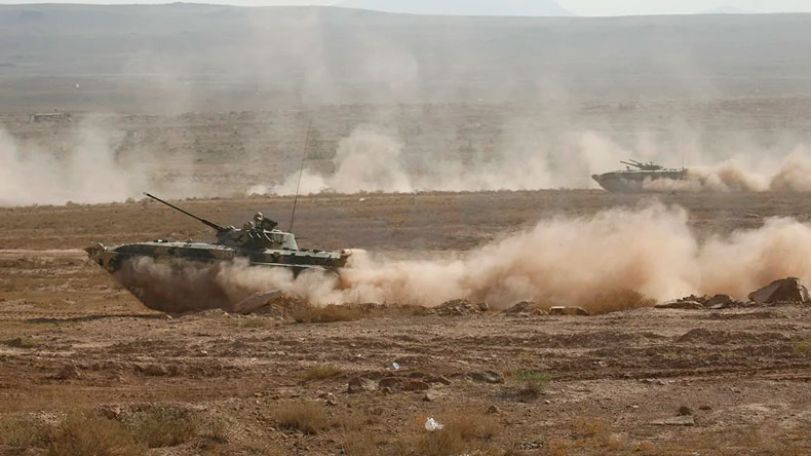 Artsakh army destroys one Azerbaijani tank, two IFVs