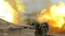 Artsakh army destroys large Azerbaijani fuel storage depot