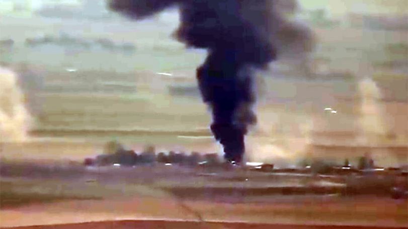 Footage of destruction of Azeri military’s large fuel storage depot released