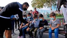 Ազգային հավաքականի ֆուտբոլիստները հյուրընկալել են արցախցի երեխաներին