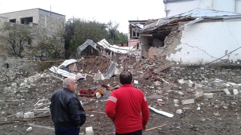 Azerbaijan continued shelling Artsakh capital overnight