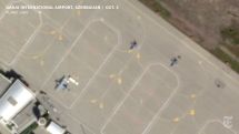 Обнародованы фотографии, свидетельствующие о наличии истребителей F-16 в аэропорту Гянджи