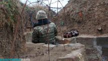 МО: ВС Азербайджана ведут интенсивный артобстрел южного фронта