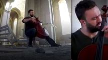 Belgian-Armenian musician performs 'Krunk' at bombed Shushi church