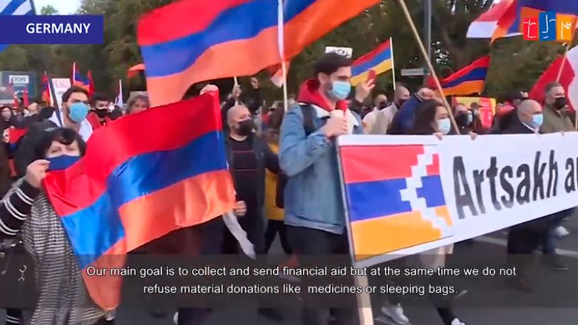 Demonstrations in support of Artsakh held in various parts of Germany