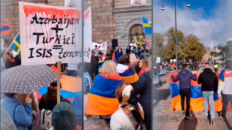 Armenians in Sweden call for stopping Turkish-Azerbaijani terrorism