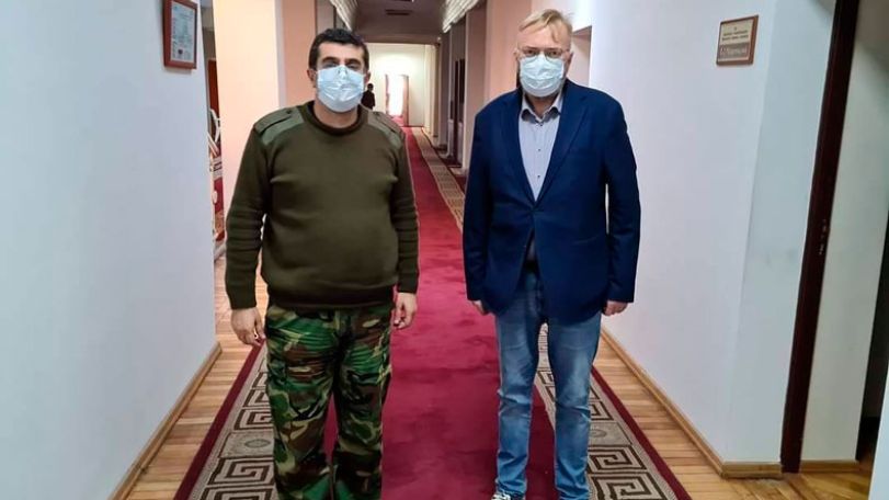 Президент Арцаха Араик Арутюнян принял депутата Госдумы РФ Виталия Милонова