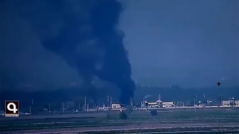 Footage shows destruction of Azerbaijani military infrastructure