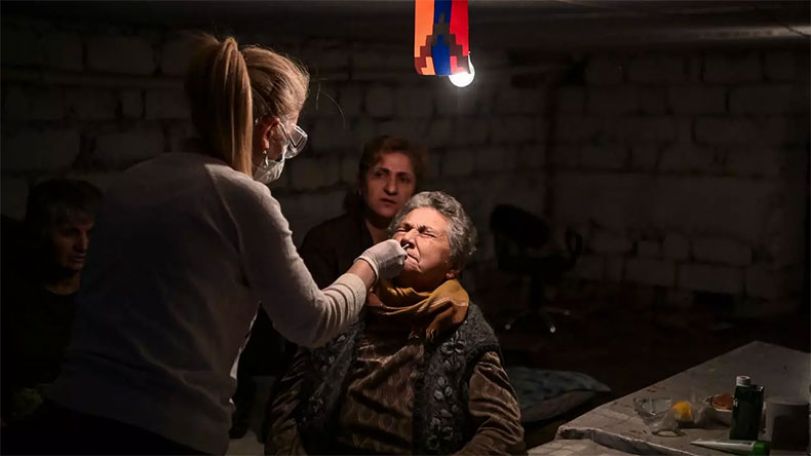 Coronavirus thrives in Karabakh's bomb shelters - AFP