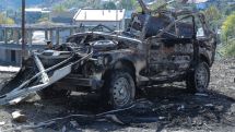 Azerbaijan fired at Martuni town, Taghavart community from Smerch an Grad rocket launchers