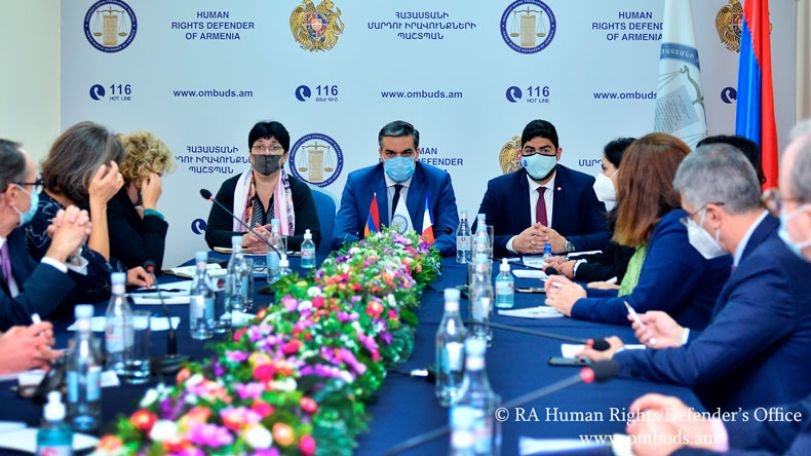Armenian Ombudsman presented concrete evidence of Azerbaijani atrocities to French parliamentarians