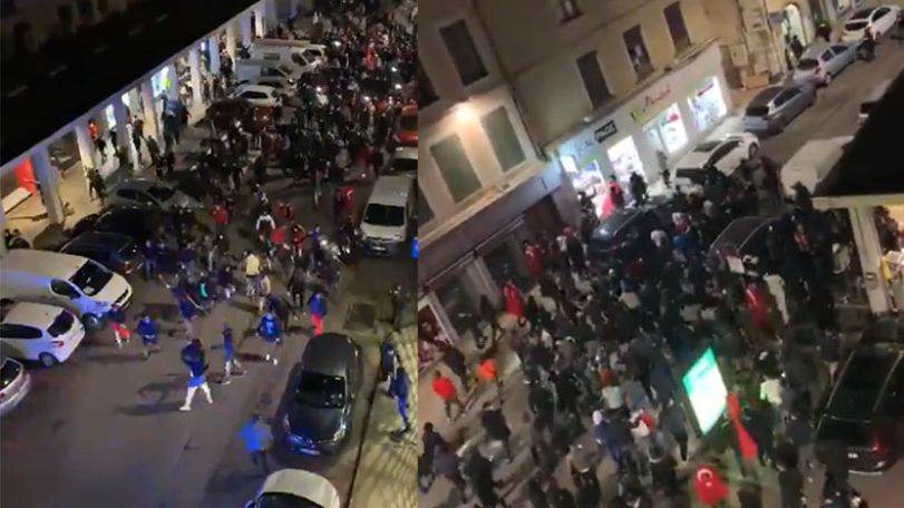 Hundreds of Turks look for Armenians in France’s Vienne, shout threats
