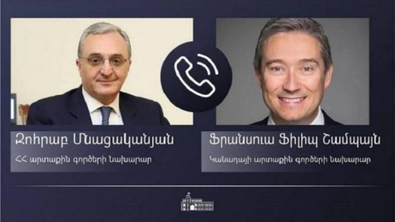 Canada’s FM stresses need for creation of verification mechanisms in the Karabakh conflict zone