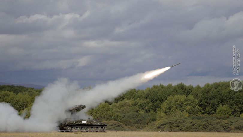 The Artsakh Army releases footage of downing another Azeri drone