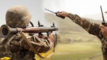 Fleeing Azerbaijani troops blocked in a gorge, completely destroyed by Artsakh forces