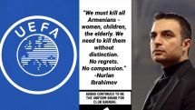 UEFA investigates Azeri Qarabag 'hate' post targeting Armenians
