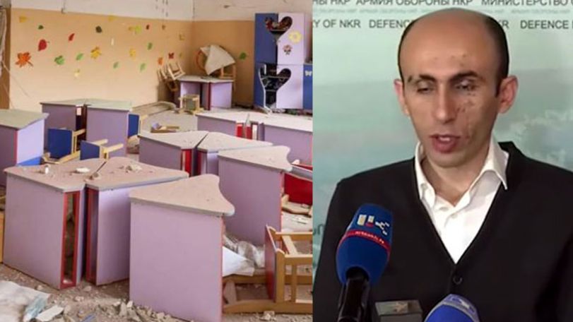 Артак Бегларян: Вследствие обстрелов ВС Азербайджана повреждено 27-28% школ Арцаха