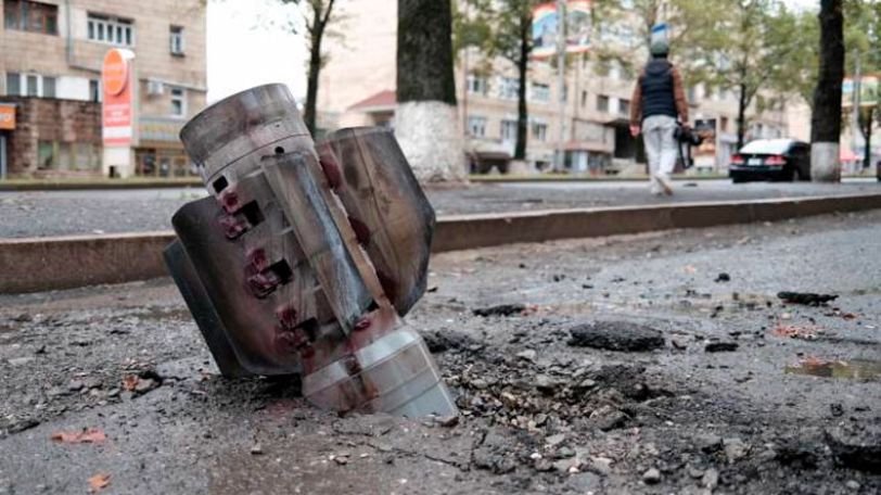 Azerbaijani forces using cluster bombs in Stepanakert, emergency service says