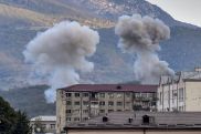 ВС Азербайджана обстреливают арцахскую столицу Степанакерт из РСЗО «Смерч» и «Град»