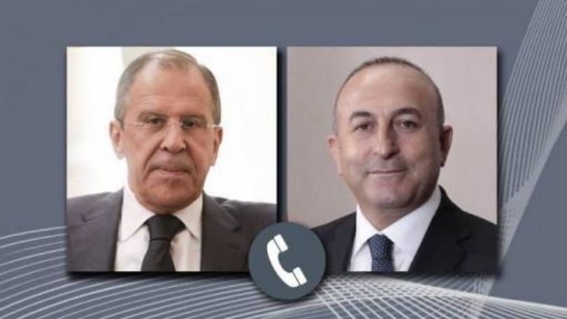 ՌԴ-ի և Թուրքիայի  ԱԳ նախարարները հեռախոսով քննարկել են ԼՂ-ի շուրջ ստեղծված իրավիճակը
