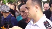 Police intend to remove barricades of trash containers from Bagramian Avenue in Yerevan 