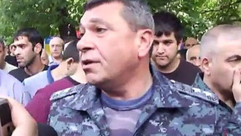 Gasparyan: There are no provokers among police at Yerevan rally, and ‘live shield’ is decoration in places