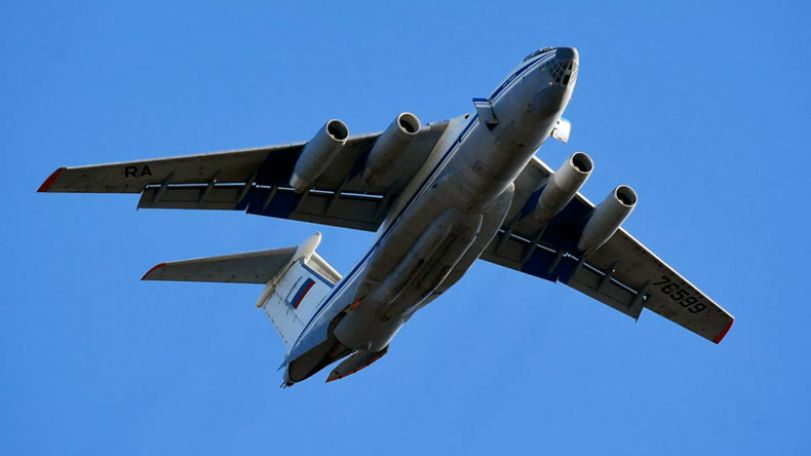 В Арцах из России вылетел восьмой самолёт с миротворцами
