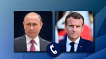 Putin, Macron discuss developments around Nagorno-Karabakh in phone call