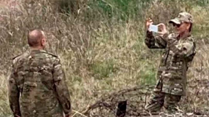 Photos of the Aliyevs in crosshairs of Iranian sniper emerged on social media