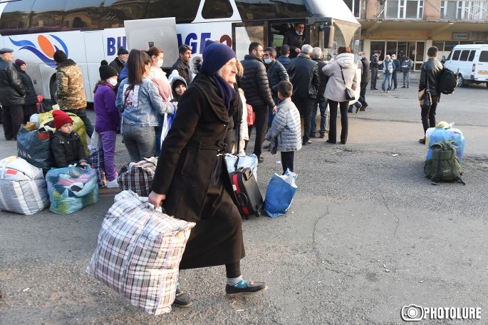 Another group of refugees return to Nagorno-Karabakh