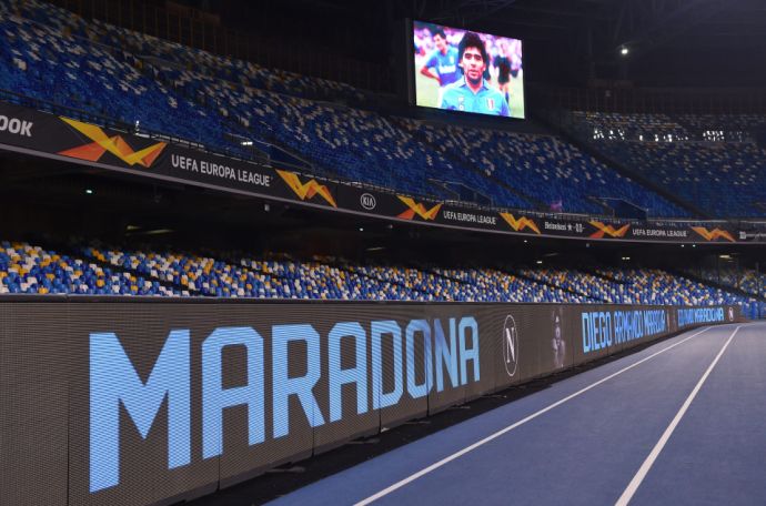 Napoli rename stadium after club legend Diego Maradona