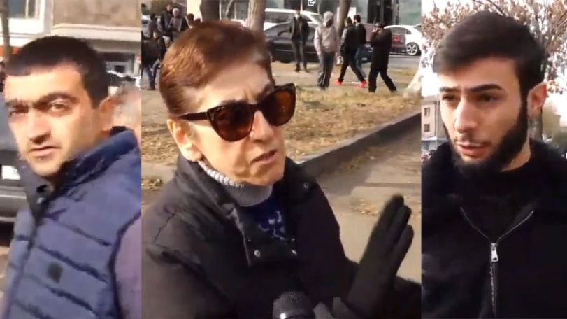 Очевидец: Во время акции в Арташате помощник губернатора области прибегнул к провокациям