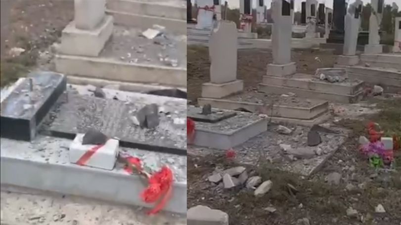 Осквернено армянское кладбище на оказавшейся подконтрольной Азербайджану территории