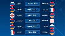 Ֆուտզալի խմբային մրցաշարի հանդիպումները տեղի կունենան 2021թ-ին
